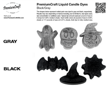 Load image into Gallery viewer, PremiumCraft Liquid Candle Dye Concentrate Black/Gray