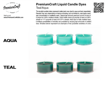 Load image into Gallery viewer, PremiumCraft Liquid Candle Dye Concentrate Teal/Aqua