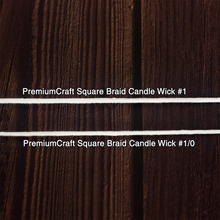 Load image into Gallery viewer, PremiumCraft Square Braid Cotton Candle Wick #1