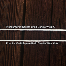 Load image into Gallery viewer, PremiumCraft Square Braid Cotton Candle Wick #2