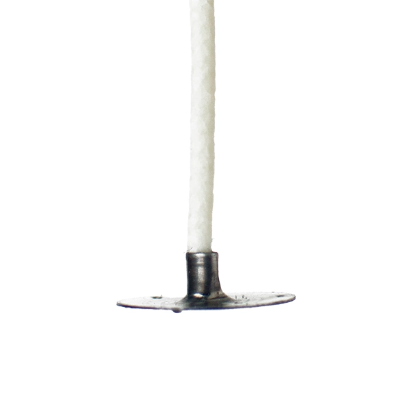PremiumCraft Square Braid Cotton Candle Wick - #3/0, Tabbed, Waxed (SAMPLE)