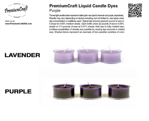 PremiumCraft Liquid Candle Dye Concentrate Puple