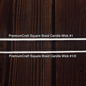 PremiumCraft Square Braid Cotton Candle Wick #1/0