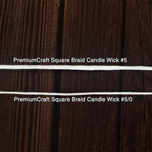Load image into Gallery viewer, PremiumCraft Square Braid Cotton Candle Wick #5
